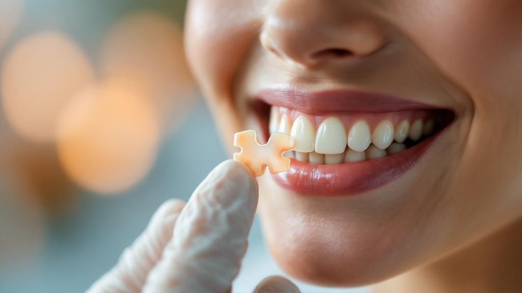 Partial dentures being fitted for a patient at West Bell Dental Care Surprise AZ