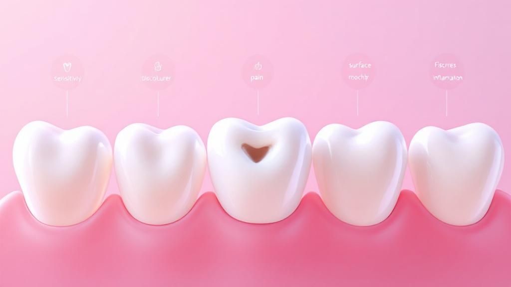 Early signs of tooth decay - visual guide for patients in Surprise AZ